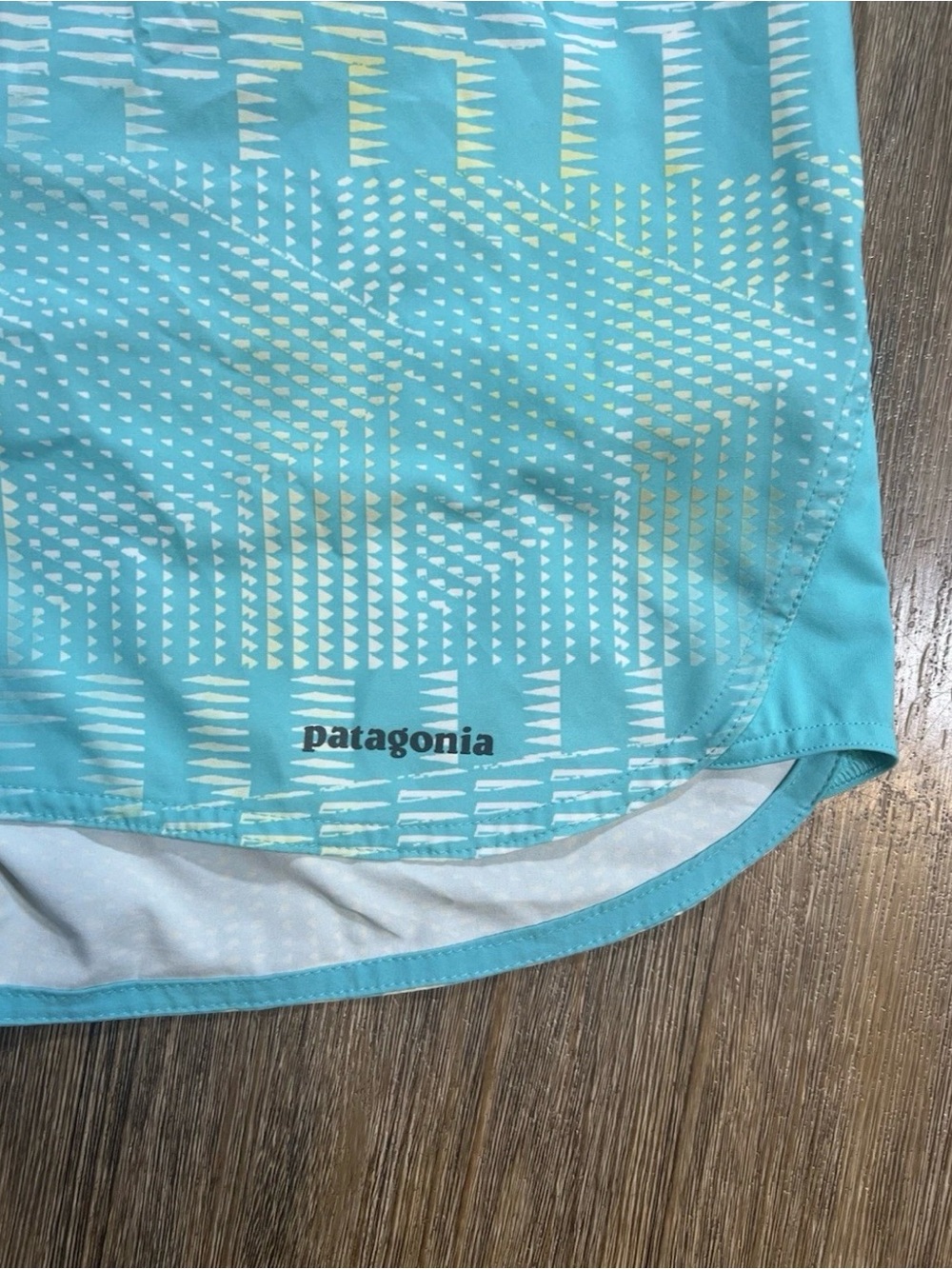 Patagonia Womens Nine Trails Short Size XL Athletic teal Stretch - Picture 2 of 11
